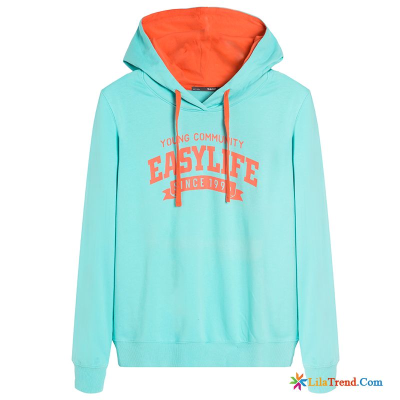 Weiße Kapuzenpullis Damen Orangerot Neu Feder Lange Ärmel Unteres Hemd Hoodies Kaufen