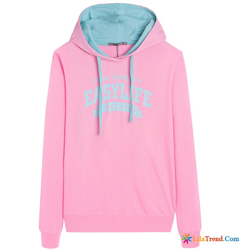 Weiße Kapuzenpullis Damen Orangerot Neu Feder Lange Ärmel Unteres Hemd Hoodies Kaufen