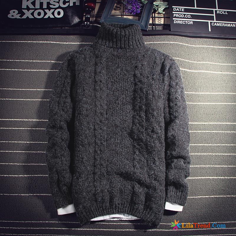 Weißer Pullover Herren Unteres Hemd Rollkragen Schüler Schlank Pullovers Kaufen