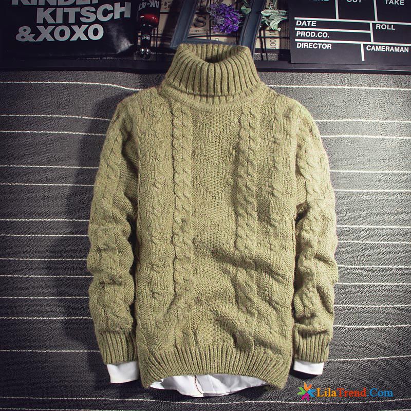 Weißer Pullover Herren Unteres Hemd Rollkragen Schüler Schlank Pullovers Kaufen