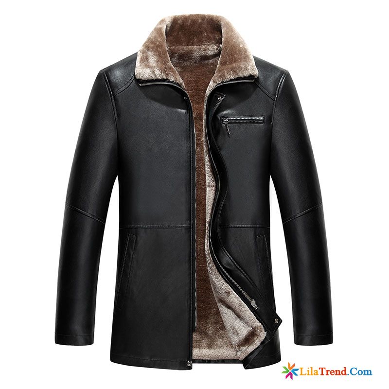 Wildleder Lederjacke Herren Leder Lederjacke Schwarz Herren Plus Samt