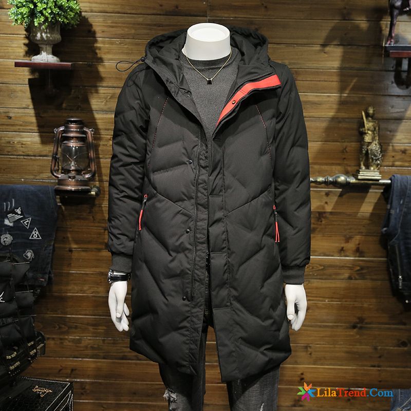 Winter Daunenjacke Herren Daunenjacke Überzieher Militärgrün Outwear Jugend Günstig