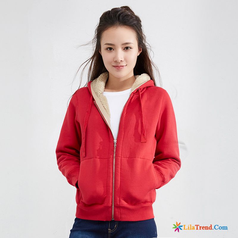 Winterjacke Online Kaufen Strickjacke Sport Herbst Mit Kapuze Plus Samt Verkaufen