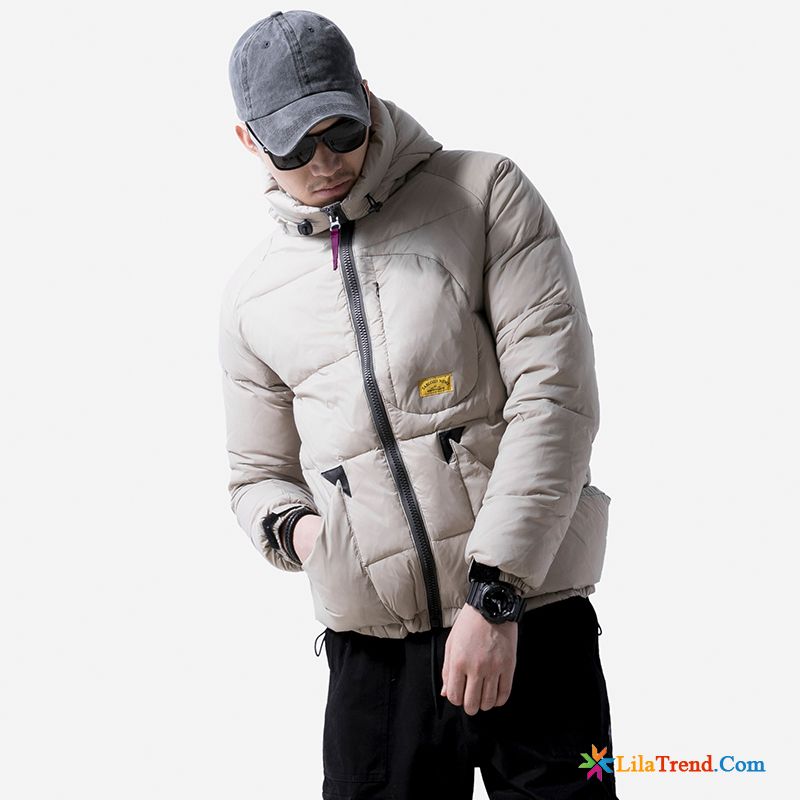 Winterjacke Wolle Herren Weiß Winter Duck Nach Unten Trend Herren Verkaufen