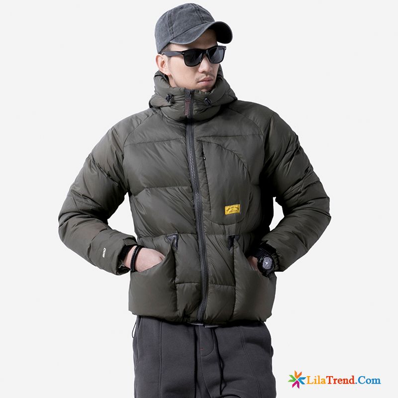 Winterjacke Wolle Herren Weiß Winter Duck Nach Unten Trend Herren Verkaufen