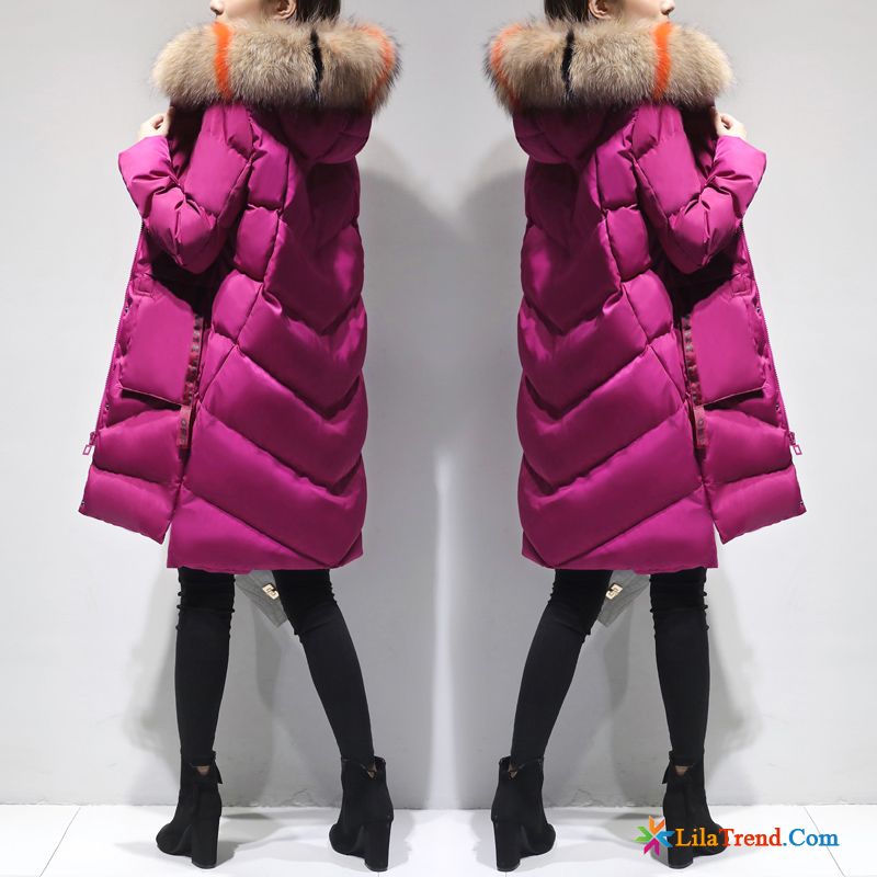 Übergangsjacke Damen Daunen Mode Neu Überzieher Winterkleidung Lange Kaufen