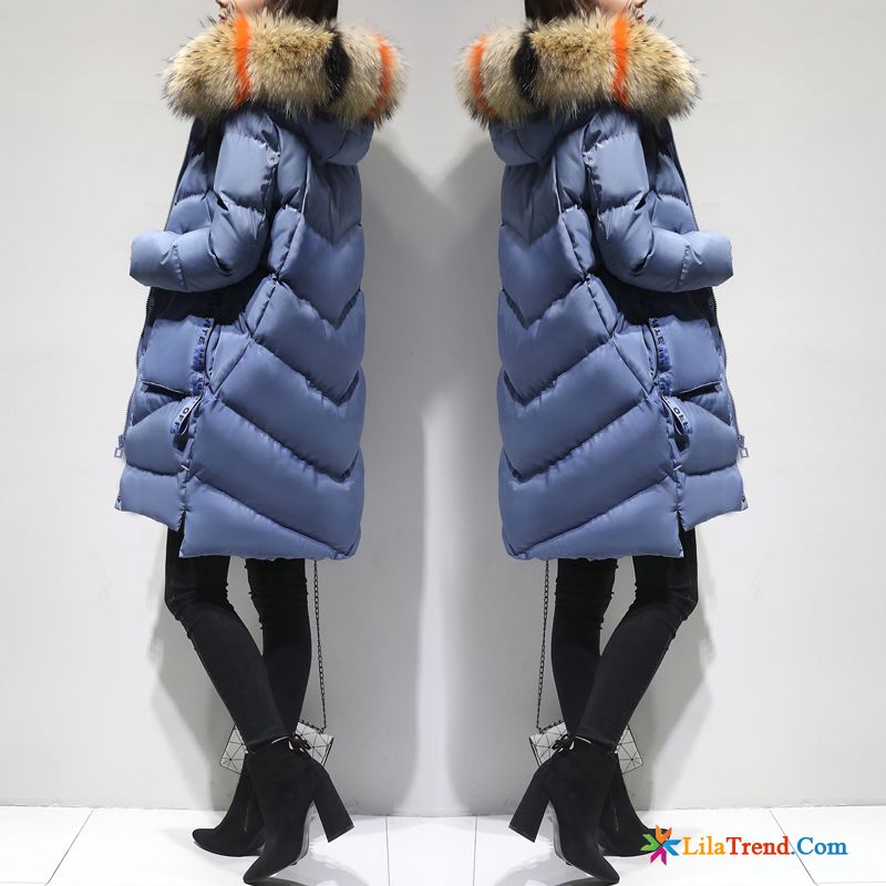Übergangsjacke Damen Daunen Mode Neu Überzieher Winterkleidung Lange Kaufen