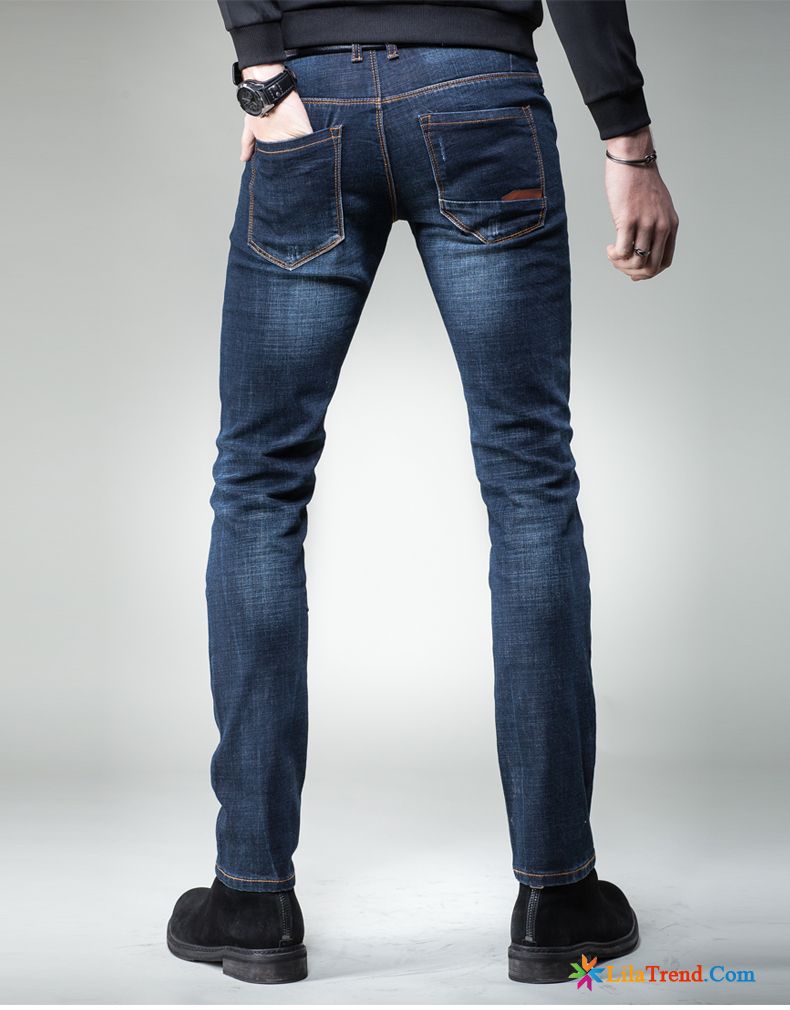 Herren Jeans Baggy Große Größen - Bequeme Stretchjeans Mit Hoher Taille