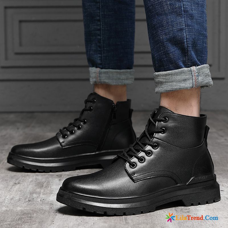 Billige Schuhe Herren Gelb Stiefel Schwarz Allgleiches Trend Cargo Günstig