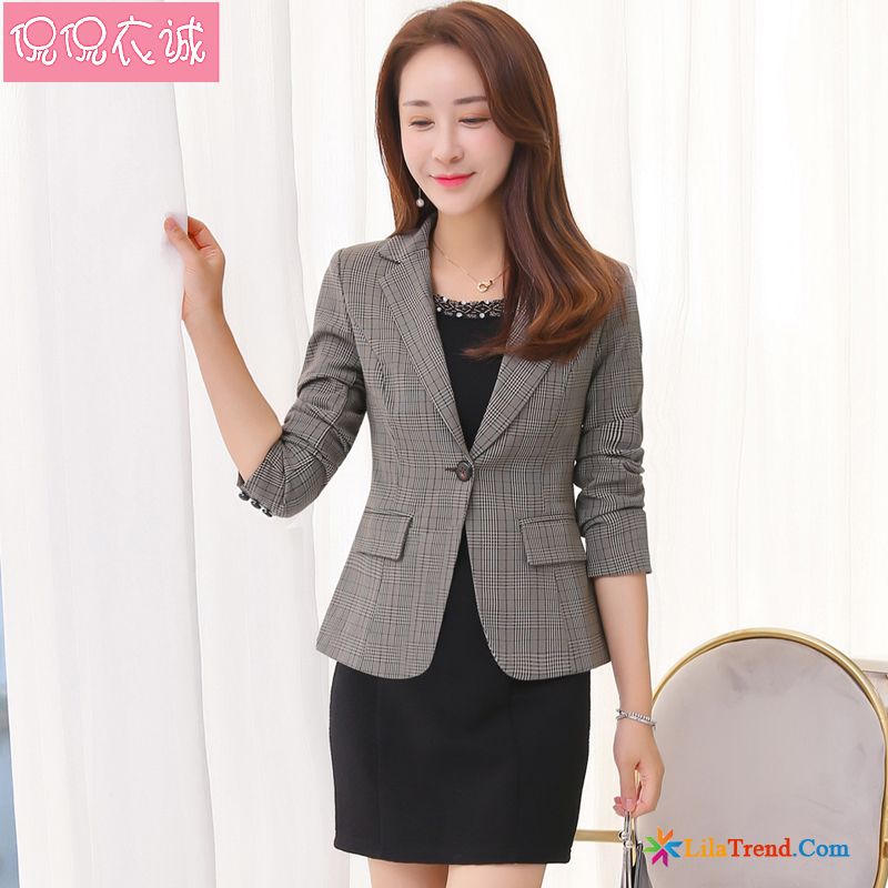 Blazer Damen Modern Slim Fit Flieder Neu Trend Überzieher Dünn Mantel Günstig