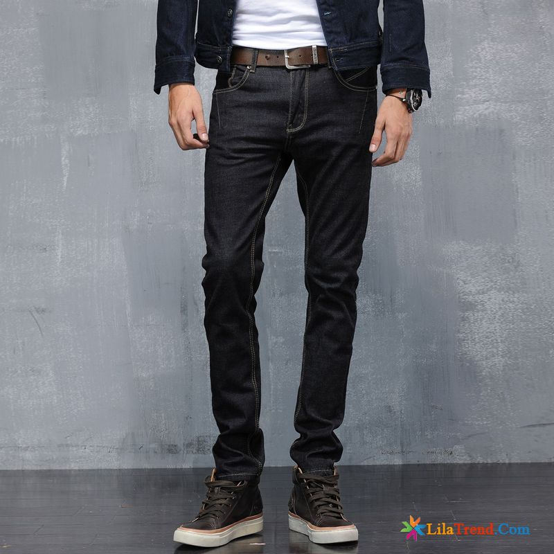 Bootcut Jeans Herren Lange Gerade Schlank Elastisch Herren Billig