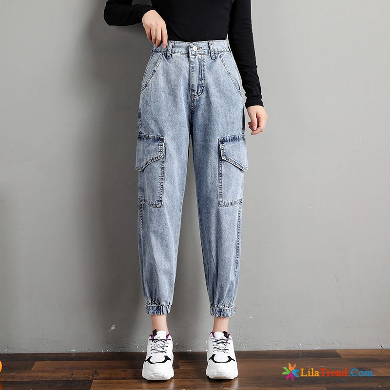 Bunte Jeans Damen Dünn Neu Lose Harlan Jeans Verkaufen