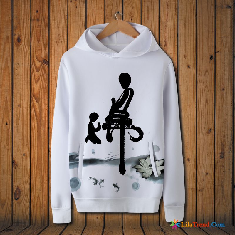 Business Strickjacke Herren Kreativ Kleider Hoodies Lange Ärmel Buddha