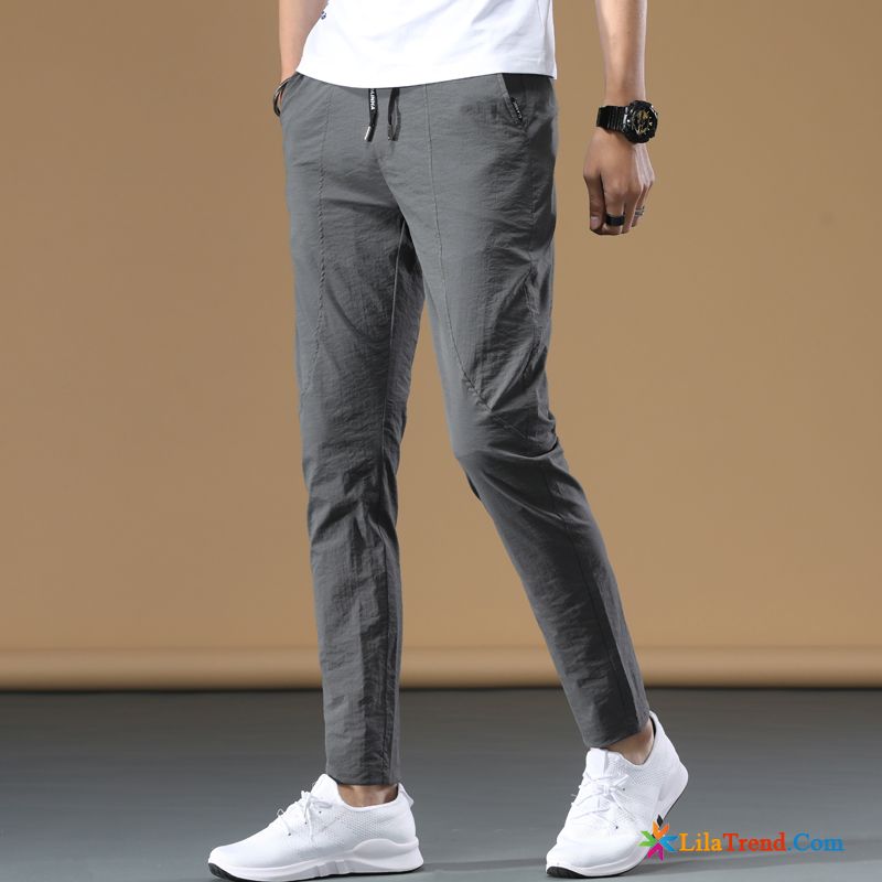 Chino Hose Slim Fit Gerade Trend Dünn Herren Hosen Sale