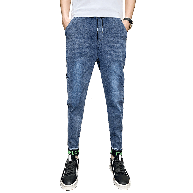 Coole Jeans Herren Schwarz Harlan Blau Allgleiches Herren Lose Verkaufen