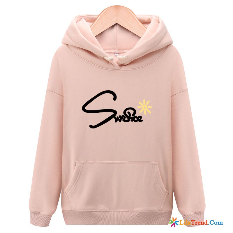 Coole Kapuzenpullis Damen Warme Hoodies Überzieher Lose Verdickung Sale