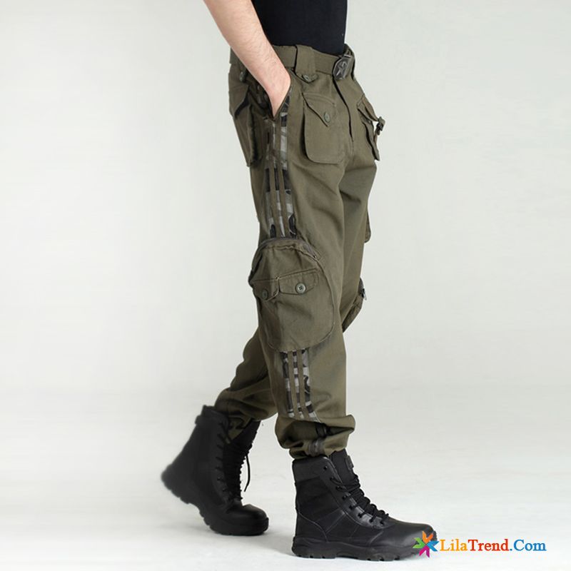 Cordhose Herren Braun Lose Freizeit Hose Paar Tarnung Sale