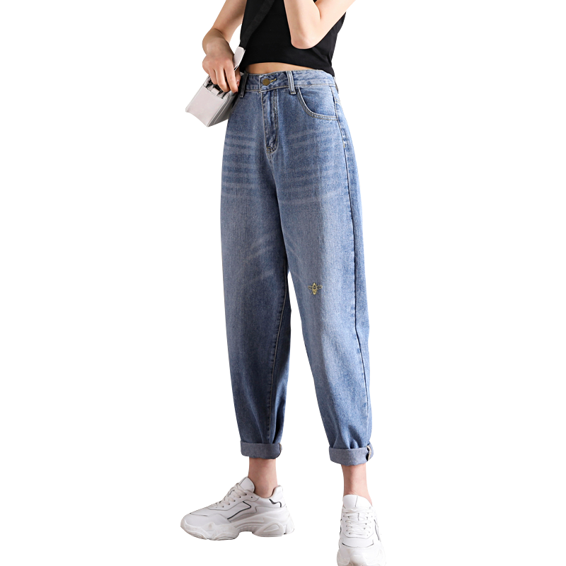 Damen Jeans High Waist Neunte Hose Dünn Harlan Jeans Hohe Taille Kaufen