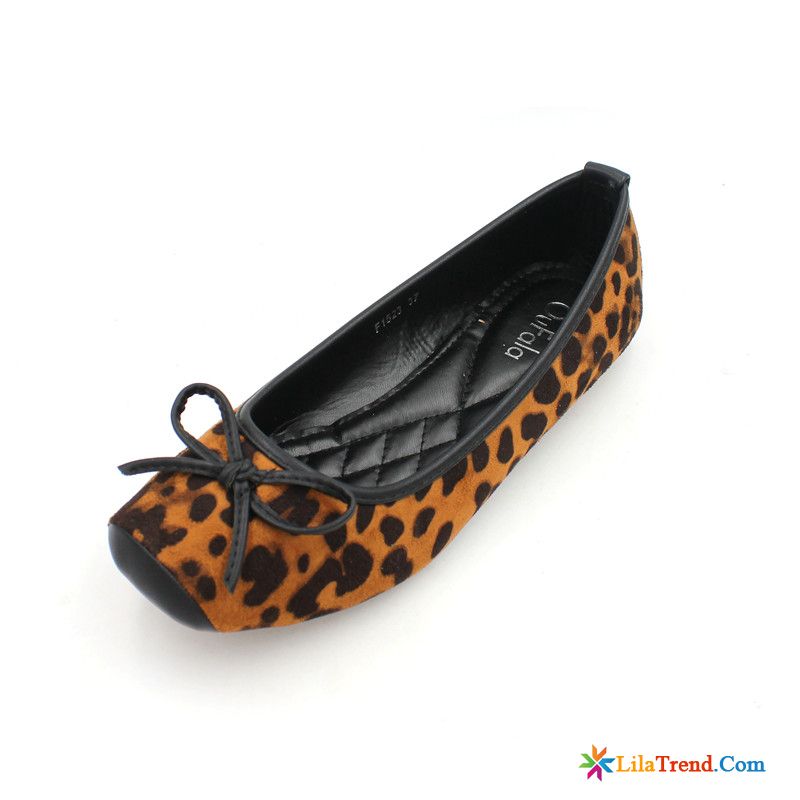 Damen Sneaker Slipper Flache Flache Schuhe Gemütlich Leopard Schnürschuhe Verkaufen