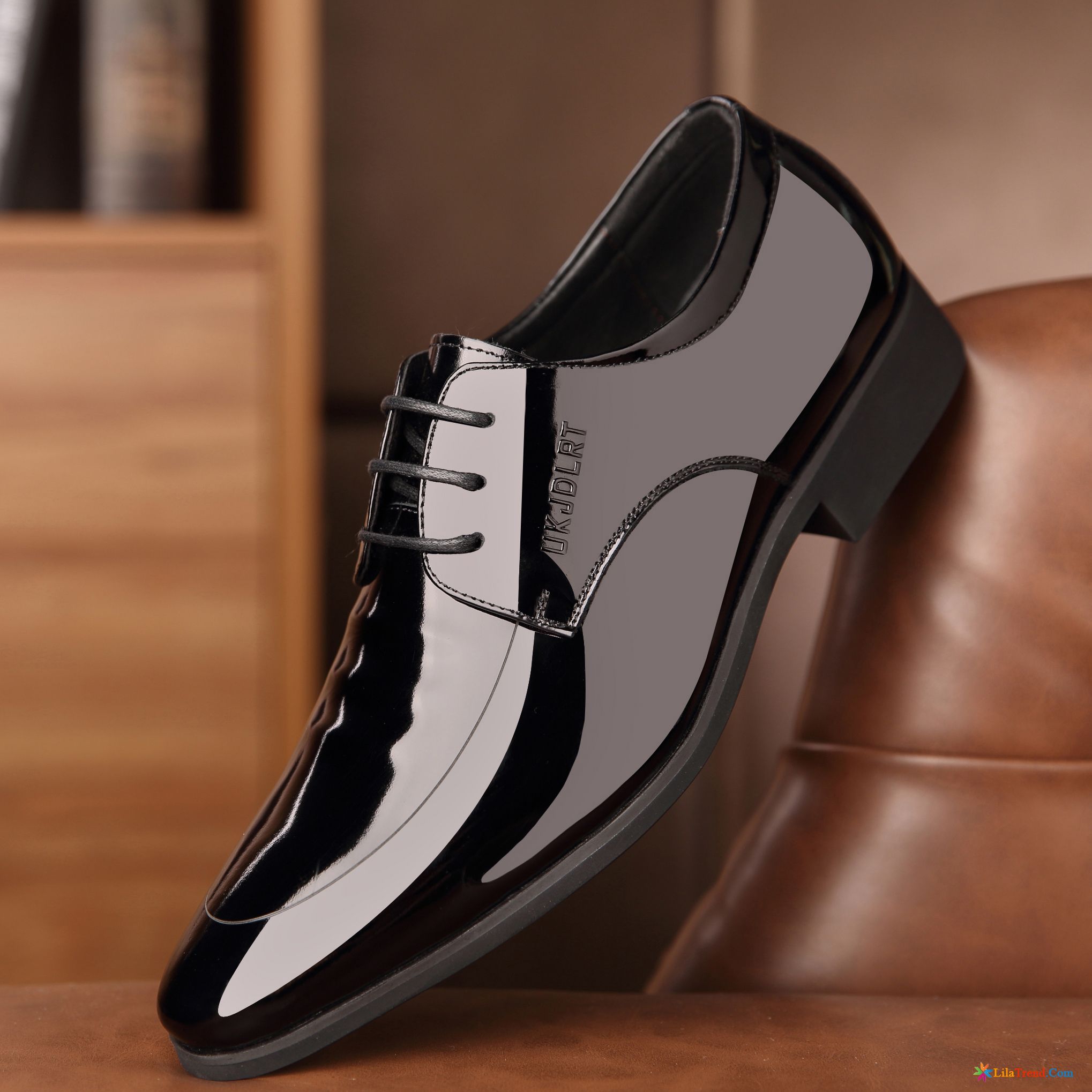 Die Besten Leder Schuhe Atmungsaktiv British Geschäft Casual Schnürung