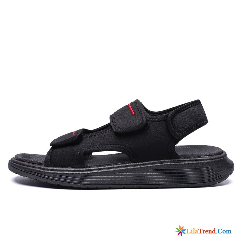 Dänische Schuhe Herren Bunt Schwarz Sandalen Trend Strand Pantolette