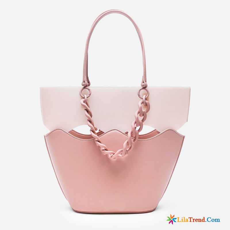 Exklusive Handtaschen Damen Das Neue Rosa Klein Kette Hohl