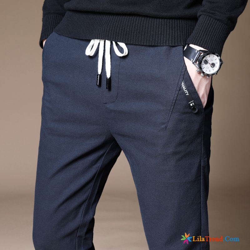 Graue Chino Hose Herren Kupfer Freizeit Hosen Winter Navy Blau Winterkleidung