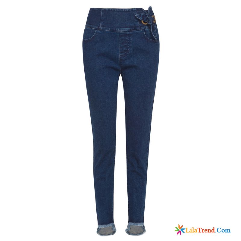 Graue High Waist Jeans Braun Neue Produkte Lange Rand Farbe Jeans Verkaufen