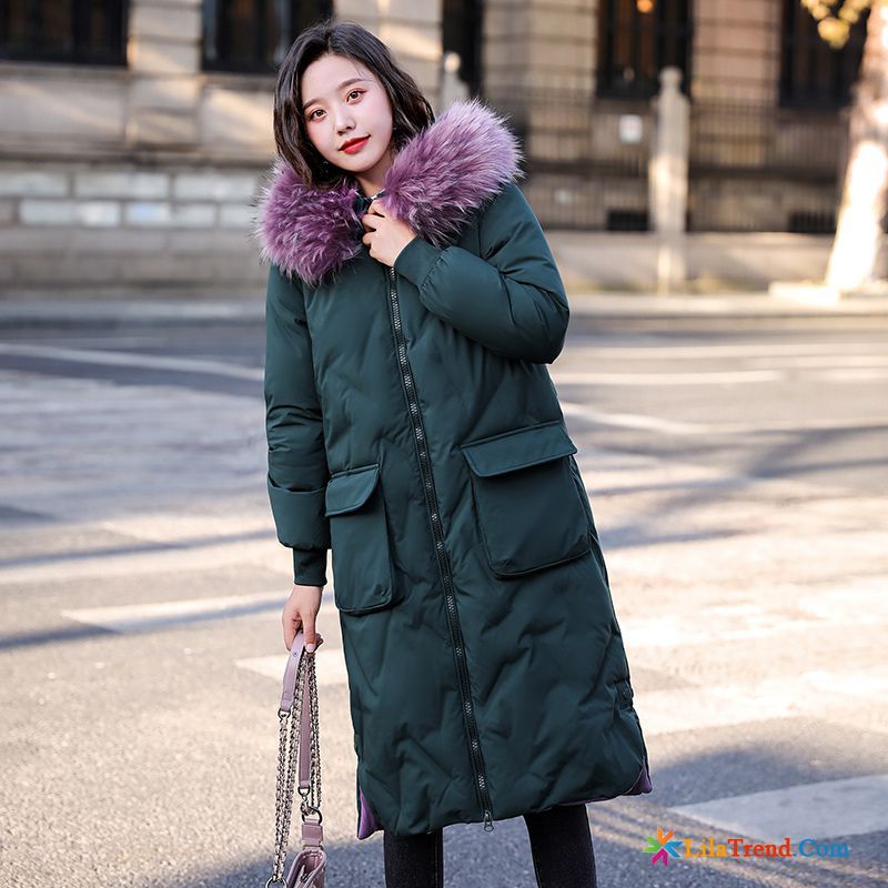 Graue Steppjacke Damen Orangerot Überzieher Schnürung Winter Baumwolle Baumwollgepolsterte Günstig