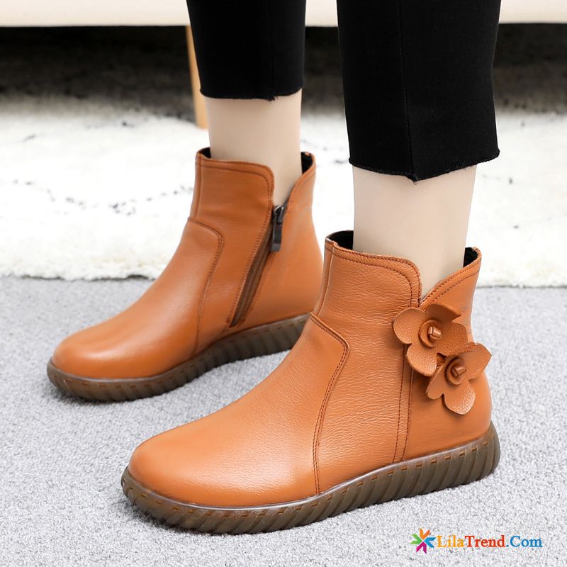 Günstig Schuhe Online Kaufen Baumwolle Schuhe Herbst Kurze Stiefel Feder Plus Samt Billig