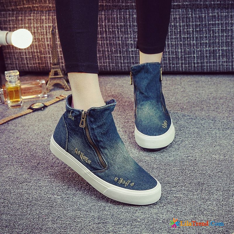 Herbst Schuhe Damen Trend Schüler Denim Flache Damen Kaufen