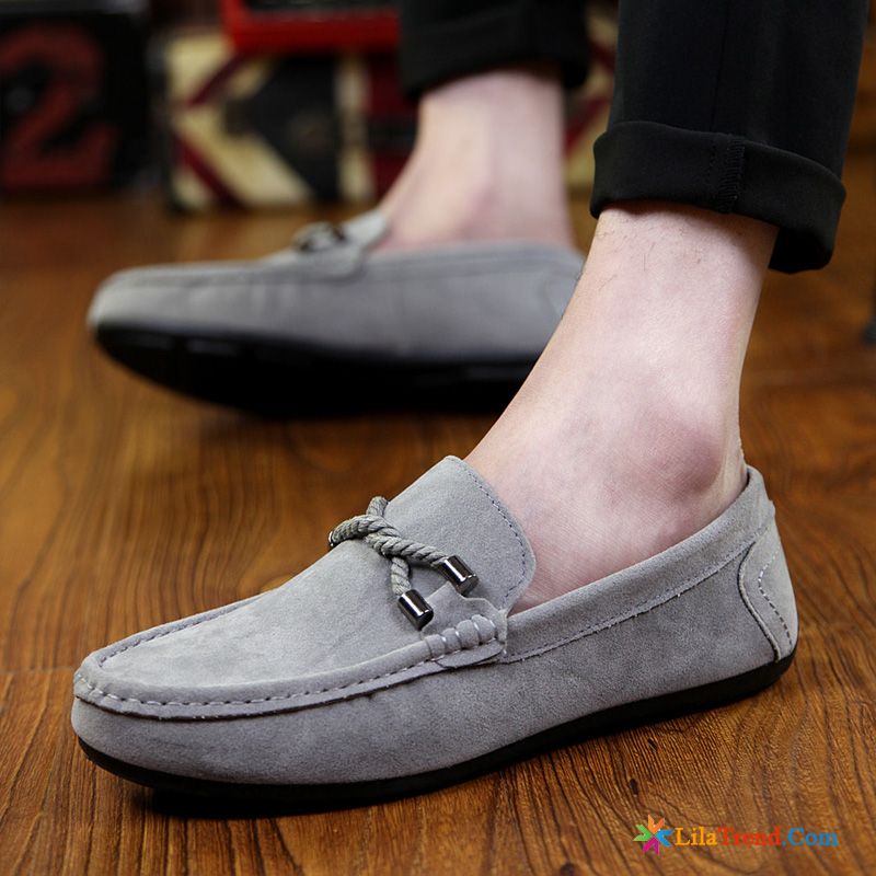 Herbst Schuhe Herren Casual Neue Feder Slip-on Trend Günstig