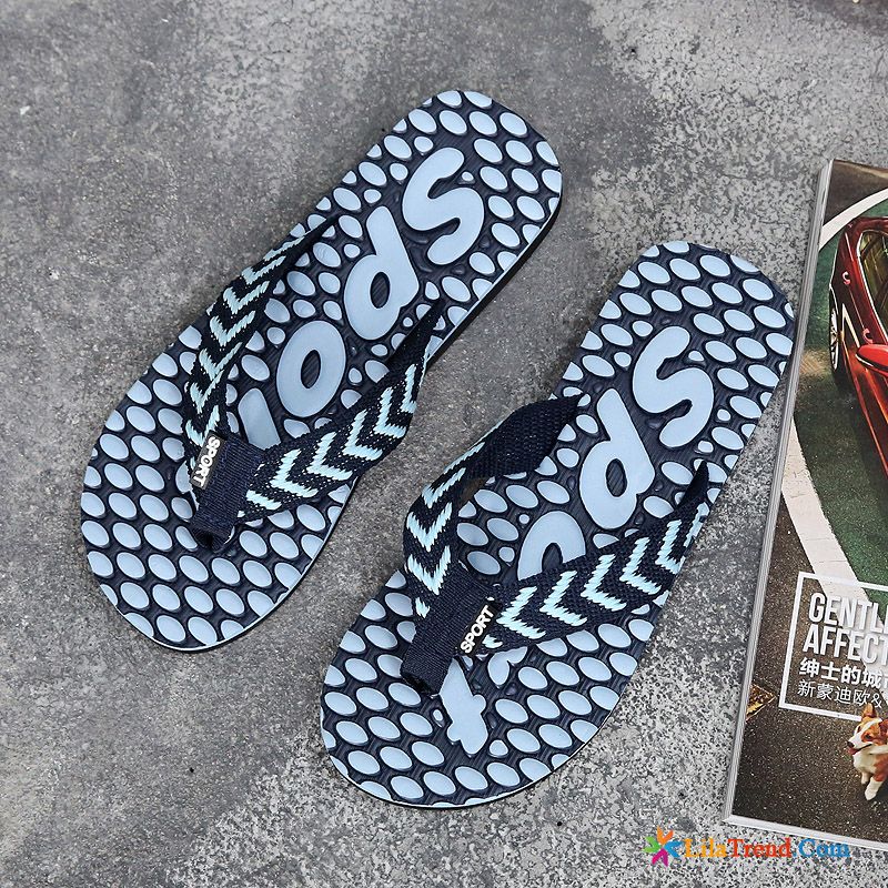 Herren Hausschuhe Klettverschluss Hell Persönlichkeit Sommer Flip Flops Rutschsicher Hausschuhe Sale