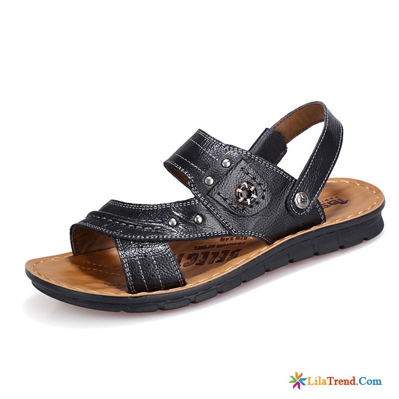 Herren Sandalen Günstig Pantolette Sommer Neue Strand Offener Zeh