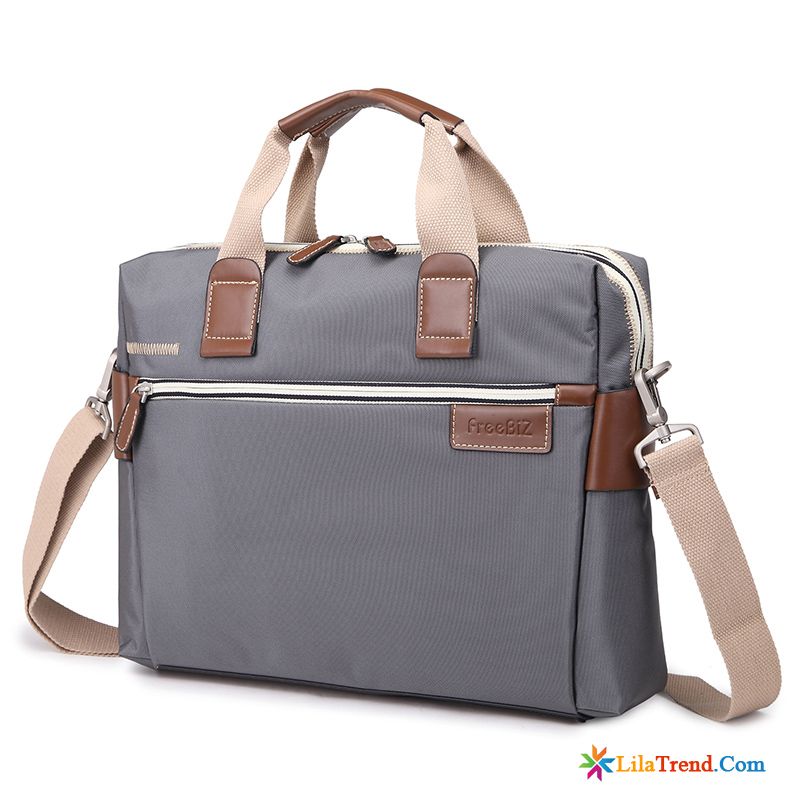 Herren Schultertasche Leder Braun Frau Laptoptasche Trend Geschäft Herren Billig