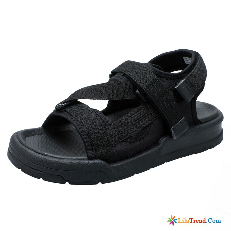 Herrenschuhe Sandalen Hellblau Rom Dicke Sohle Lovers Sommer Sandalen Verkaufen