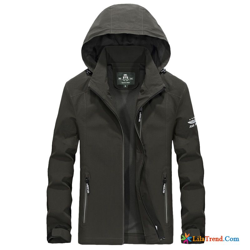 Jacke Mit Pelzkragen Männer Kaffeebraun Schlank Herbst Jugend Feder Jacke Günstig