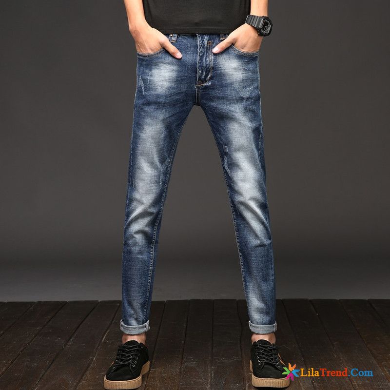 Jeans Hose Schwarz Herren Hose Herren Dünn Feder Sommer Kaufen