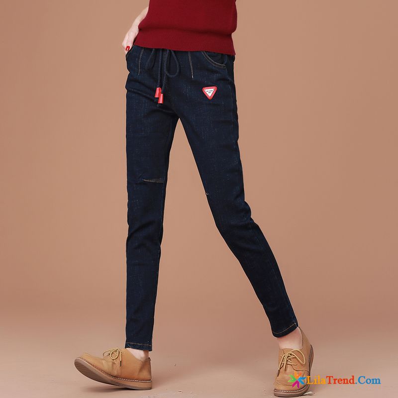 Kurze Stoffhose Damen Elastisch Jeans Harlan Trend Lose Günstig