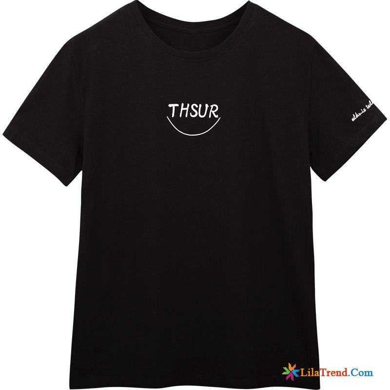 Lange T Shirts Für Damen Trend Lose Hülse Mantel Schwarz Verkaufen