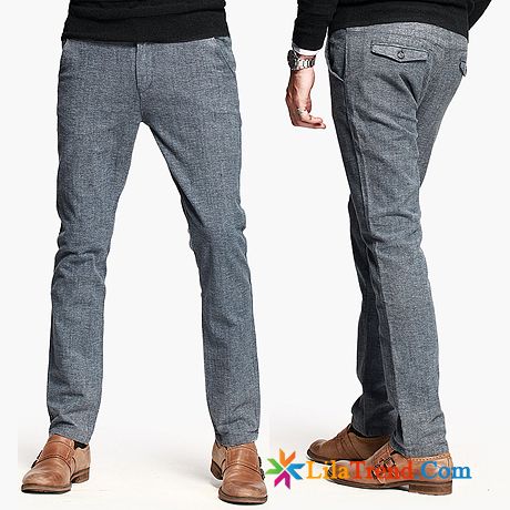 Leichte Sommer Jeans Herren Herren Hose Schlank Freizeit Mode Sale