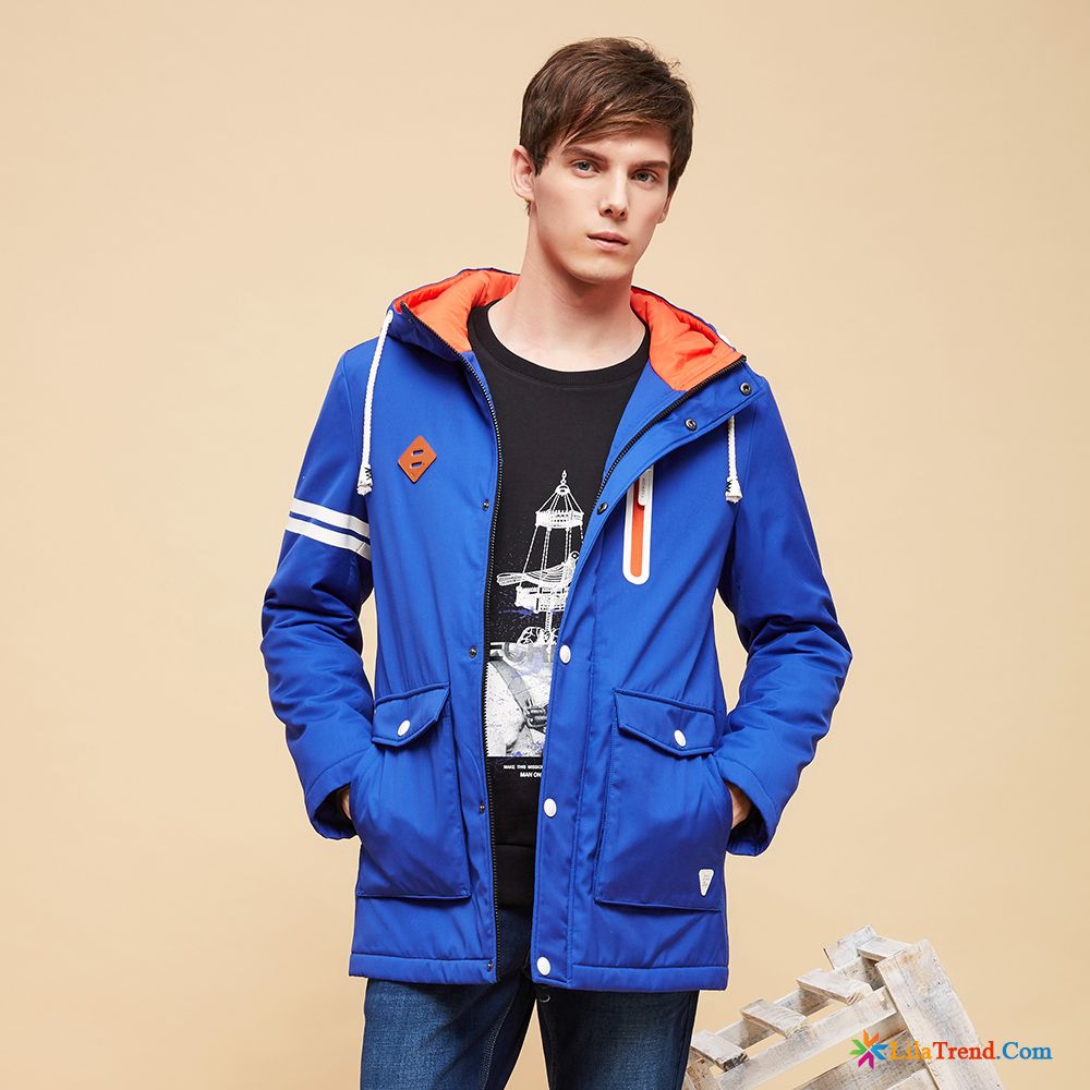 Mode Winterjacke Herren Jacke Herren Teenager Freizeit Überzieher