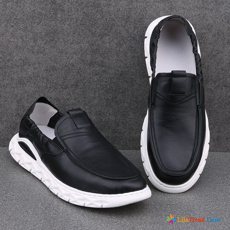 Männer Schuhe Günstig Weiß Schwarz Casual Atmungsaktiv Fahrschuhe