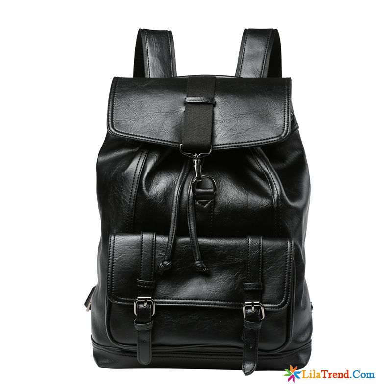 Rucksäck Retro Herren Kaffeebraun Schüler Rucksack Trend Schwarz Reise Kaufen