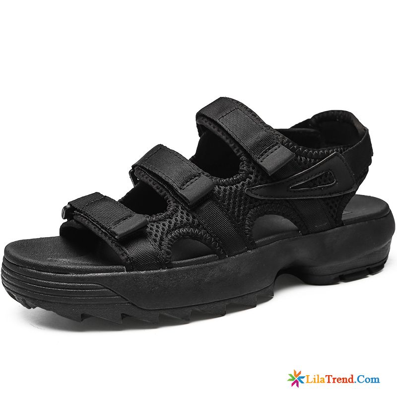 Sandalen Kaufen Herren Sommer Schwarz Sandalen Trend Teenager Verkaufen