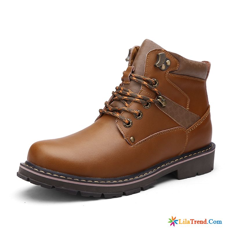 Schuhe Herren Braun Farbig Casual Hohe Draussen Stiefel British Verkaufen