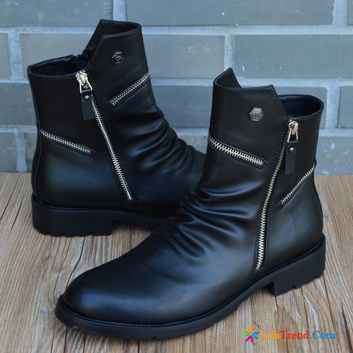 Schuhe Online Kaufen Martin Stiehlt Schwarz Winter Wüste Stiefel Günstig