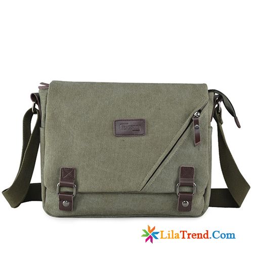 Schul Umhängetaschen Herren Grün Herren Das Neue Messenger-tasche Retro Schultertaschen