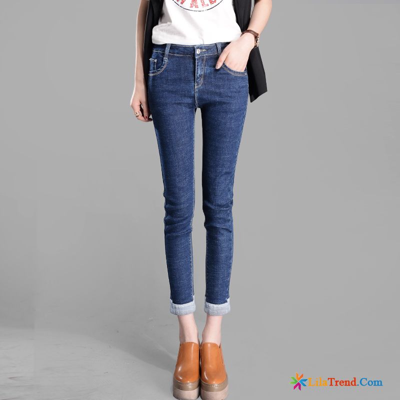 Skinny Jeans Weiß Damen Allgleiches Dünn Neunte Hose Leggings Unter Kaufen