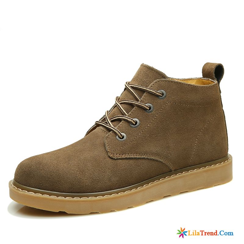 Stiefeletten Herren Beige Sandbeige Echtleder Wüste Stiefel Martin Stiehlt Hohe Günstig